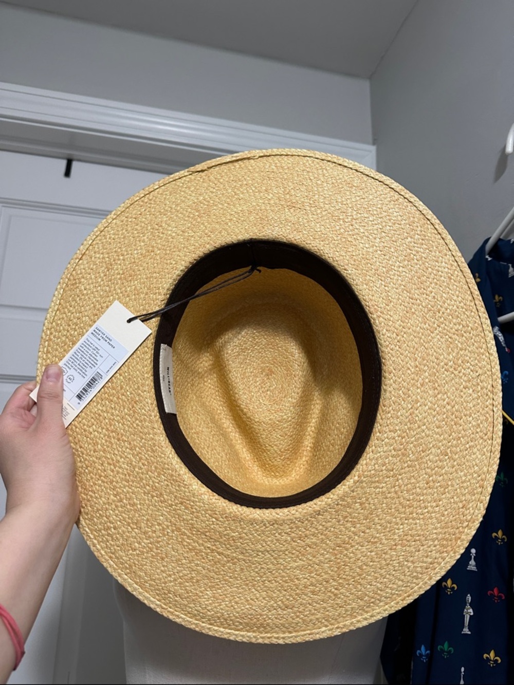 Will and bear Sawyer Sand | Wide Brim Straw Hat size medium - Picture 4 of 7